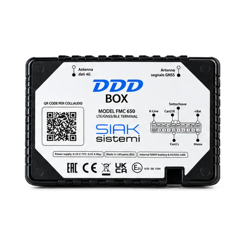 DDD Box - Centralina Telematica per Gestione Tachigrafo e Flotta